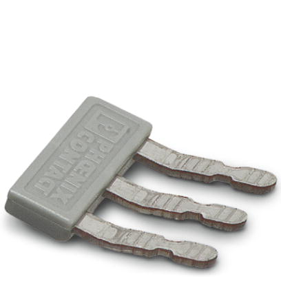 Phoenix Contact Insertion bridge; 3-Pole; Color: Gray